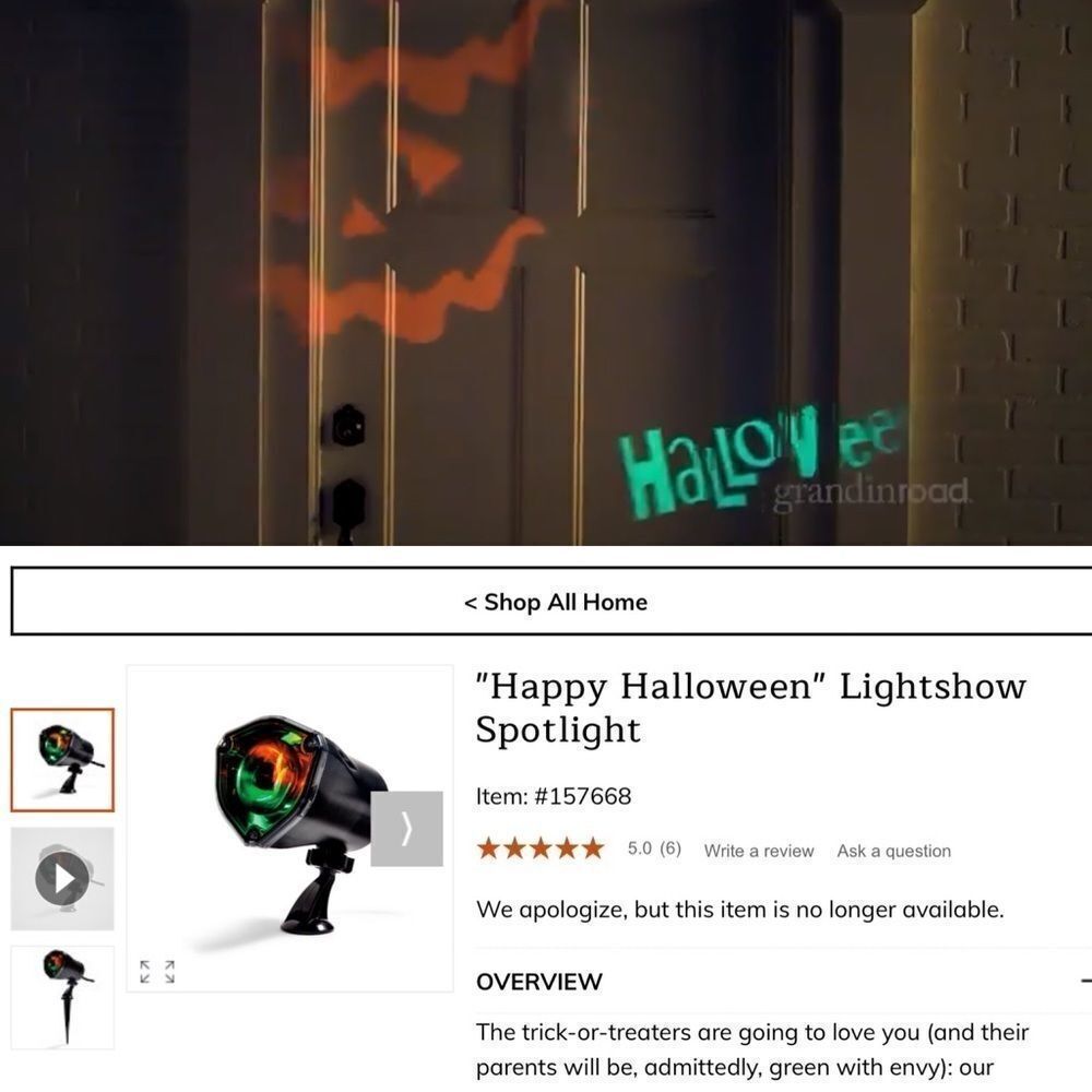 Halloween Lightshow Projector  